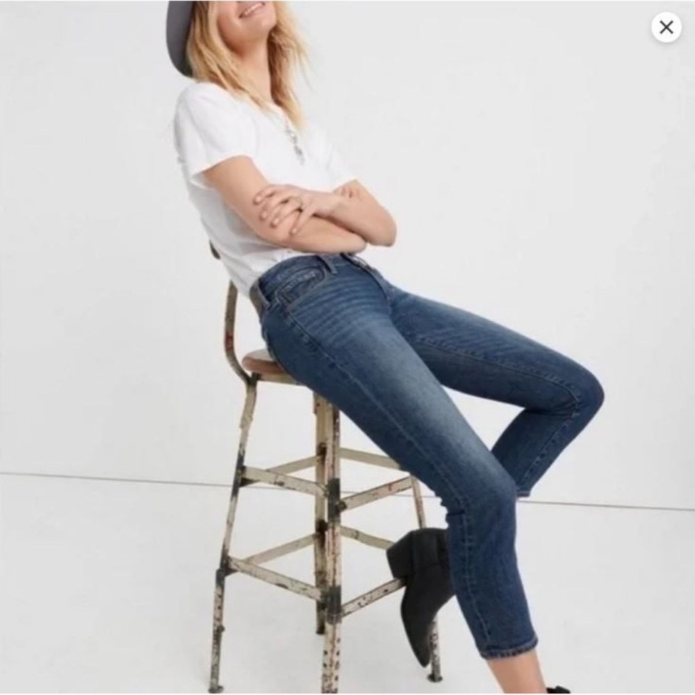 Lucky Brand Jeans Sweet Crop 6 28 Straight Leg Cropped Capri Mid Rise Stretch
